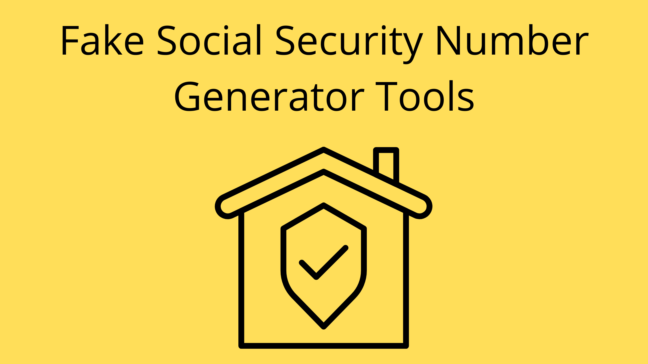 fake social security number generator