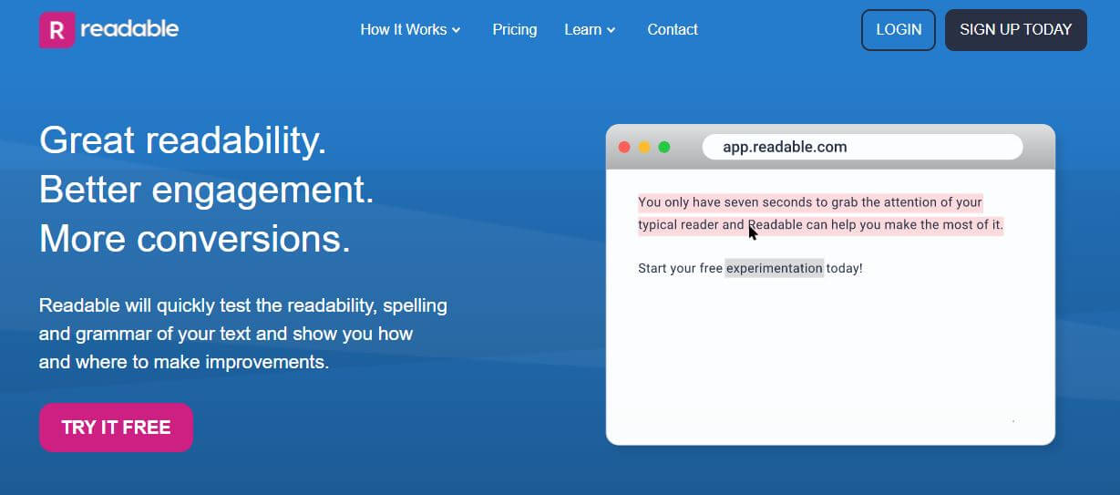 readable-Best Free SEO Content Readability Checker Tools Online