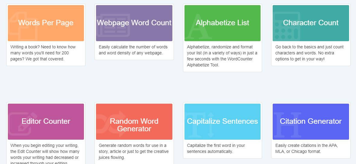 wordcounter-Best Free SEO Content Readability Checker Tools Online