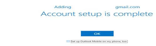 outlook account setup