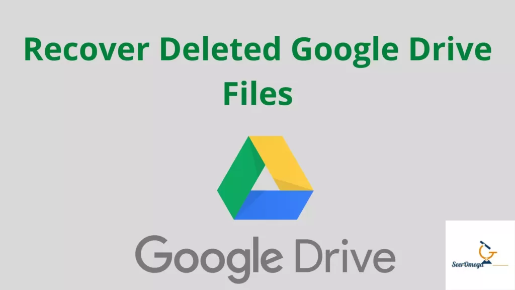 How to Recover Deleted Google Drive Files Recover Deleted Google Drive Files