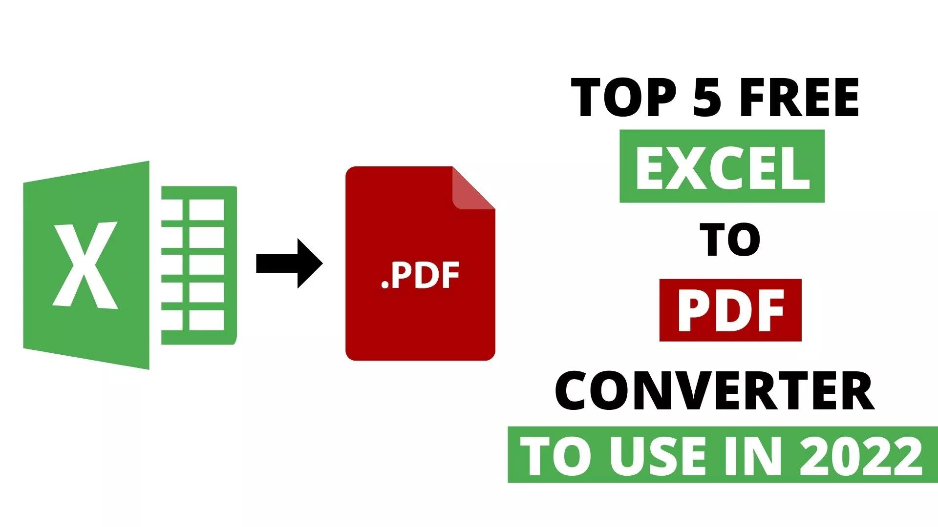 Excel to pdf converter